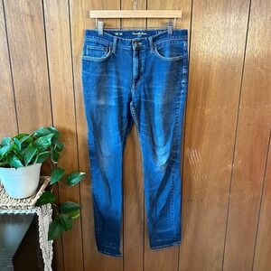 Goodfellow & Co Mens Skinny Entubado Blue Jeans Dark Wash 32x32